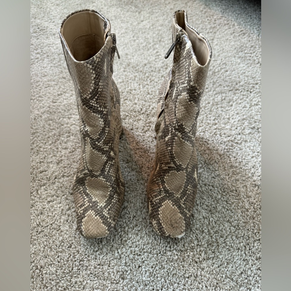 Sam Edelman Vegan Snake Leather Bootie - 8.5